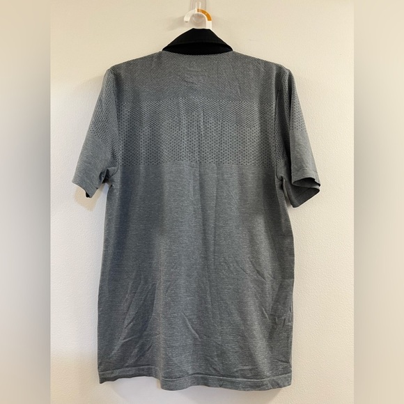 Adidas Climacool Polyester Solid Golf Polo Shirt Gray (w2) - Picture 8 of 9